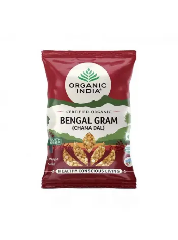 Органический нут из Индии (500 г) — Bengal Gram (Chana Dal)